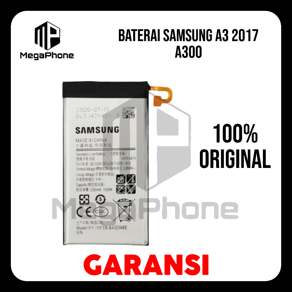 BATERAI SAMSUNG A3 2017/ A300 ORIGINAL