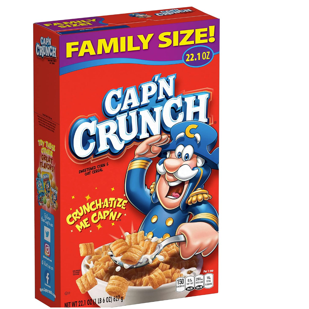 

PO Cap'n Crunch Cereal, Original, 22.1oz Box (Family Size) - BISA REQUEST PRODUK LAIN DARI USA DILUAR DISPLAY