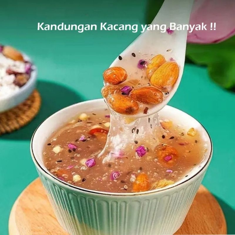 (Halal) Original Ou Fen Lotus Root Powder Bubuk Teratai Fruit And Nuts 500Gram [Halal] Oufen