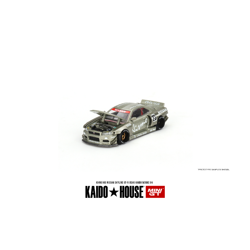 Mini GT Kaido House Nissan Skyline GT-R (R34) Kaido Works V4 Nismo 103