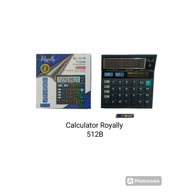 

calculator royally 512B pke baterei A3 ...
