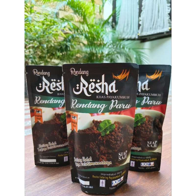 

Rendang Paru 250 g - Resha Khas Payakumbuh