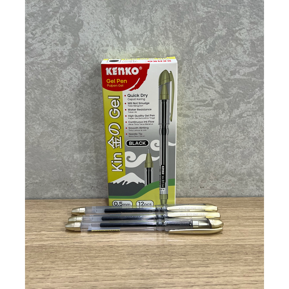 

Pulpen Kenko Gel Pen Kin Gel 0.5mm (1 Pack)