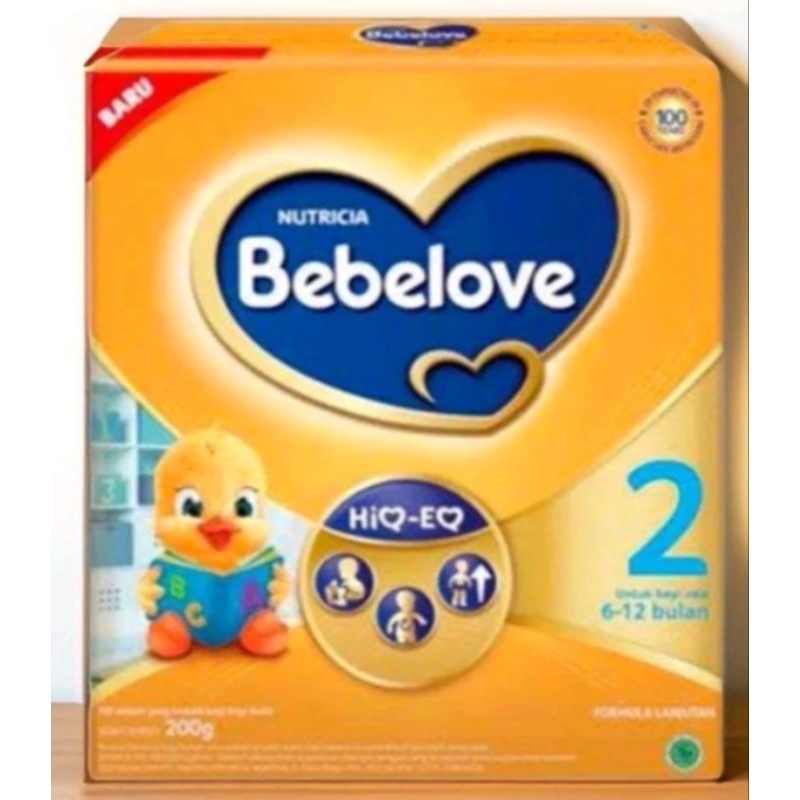 

SUSU BEBELAC BEBELOVE 1 / 2 0-6 BULAN / 6-12 BULAN 200G