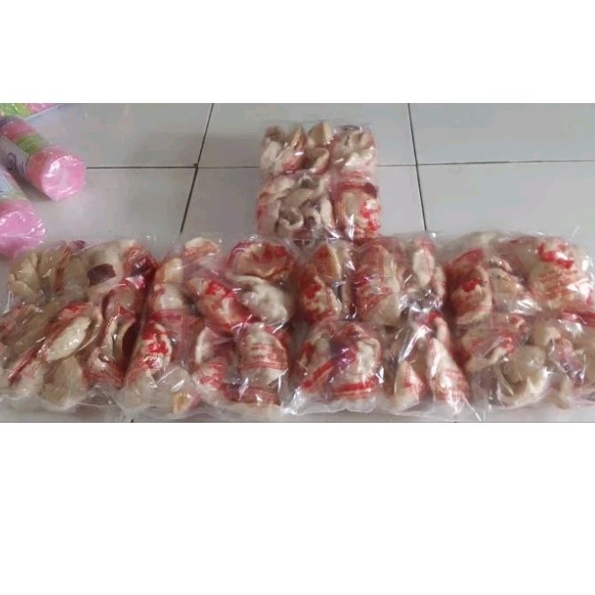 

(5pak X 10pcs)krupuk Bangka/duyung