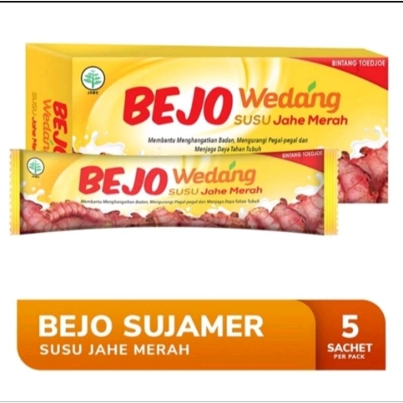 

bejo susu jahe merah 1 pack isi 5