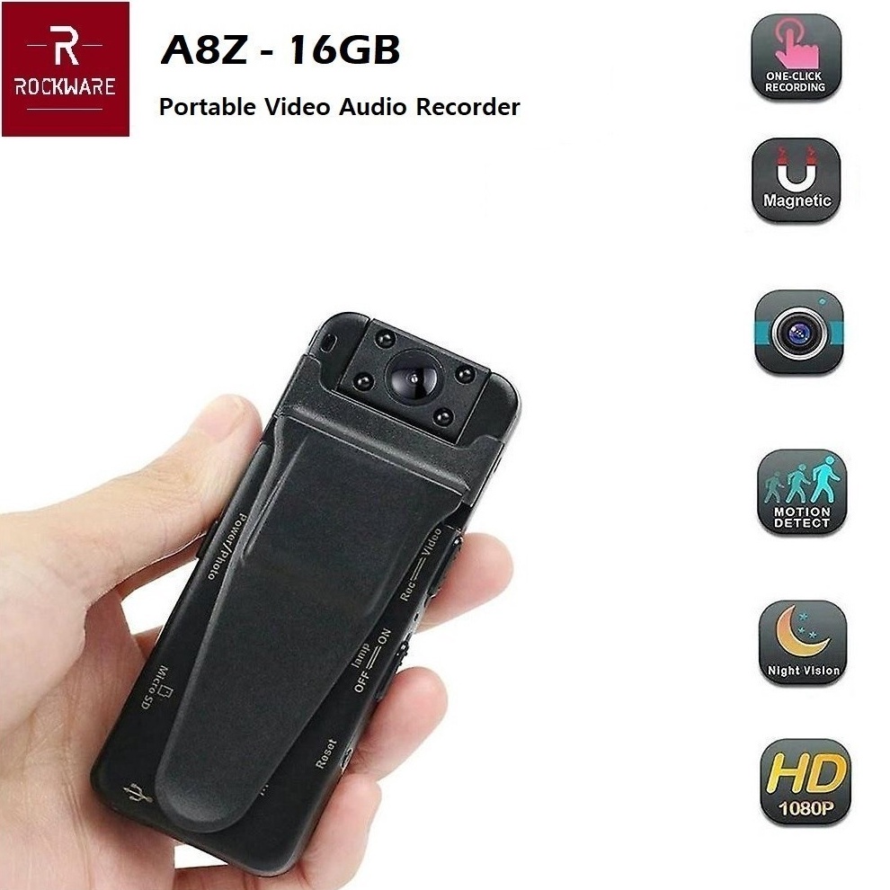 KODE R97X GROSIRUNIK99 ROCKWARE A8Z  Portable Voice Video Recorder  Rotating Camera Lens