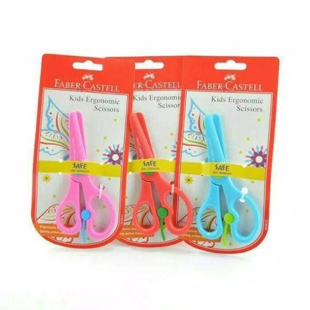 

SERBA SERBI Gunting Anak Faber Castell Ergonomic Scissors Safe For Children