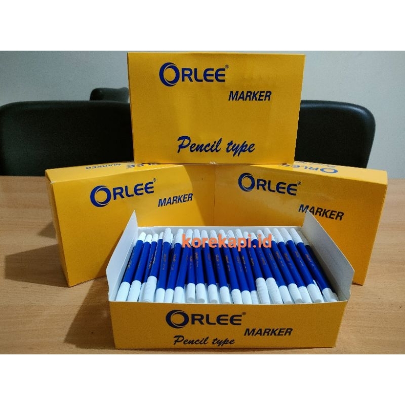 

Spidol warna/ Spidol type Pencil Orlee (Biru, Merah, Hitam)