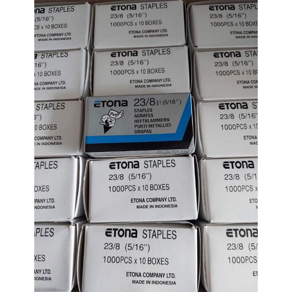 

KODE P6A BOX ISI 1 STAPLES ETONA 238 516 ISI HEKTER ETONA ORI