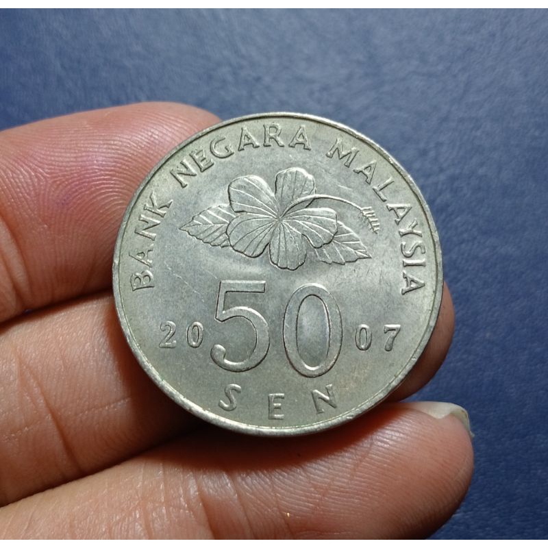 Koin Lawas LN 50 Sen-Agong Malaysia