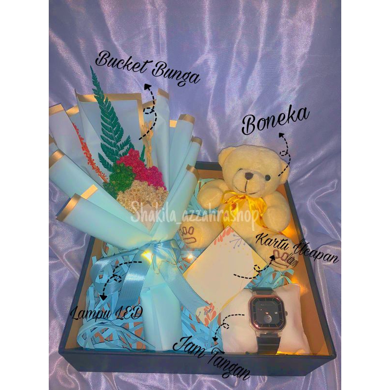 Kado Ulang tahun cewek Kado Wisuda Bucket Bunga Kado anniversary