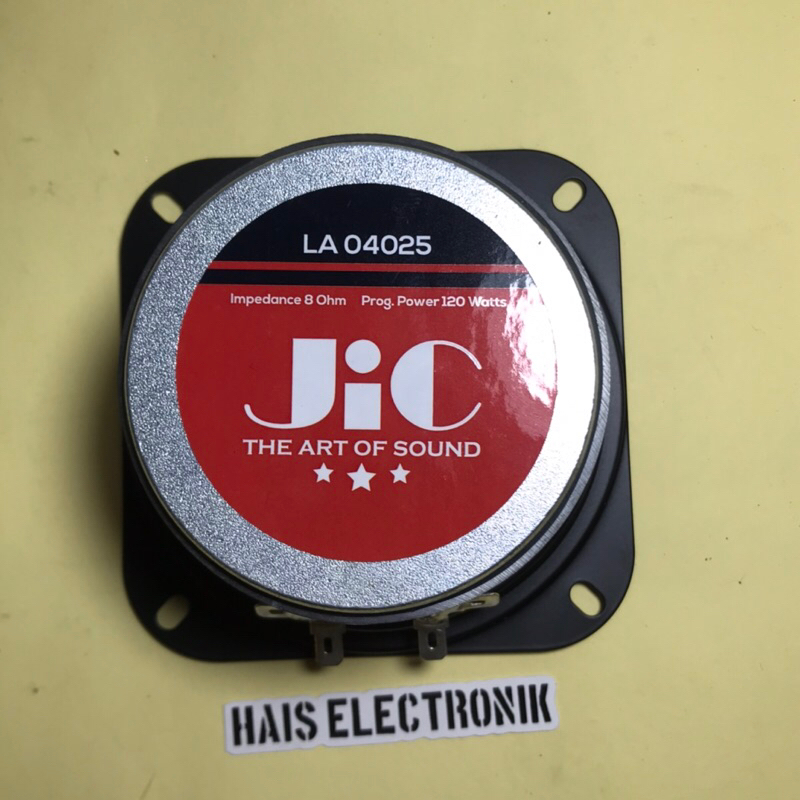 speaker 4 inch JIC LA 04025 120watt middle