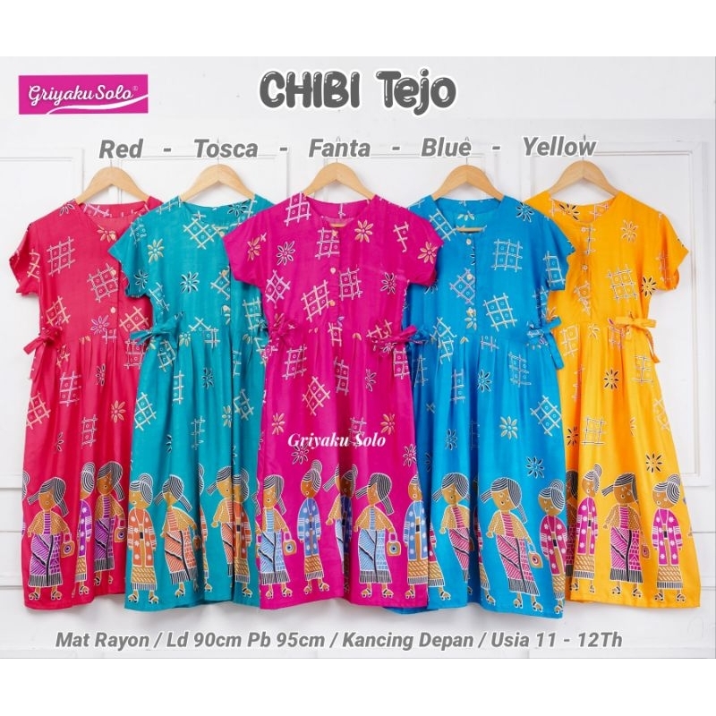 Daster Midi Dress Anak Perempuan Remaja Tanggung Abg Usia 11 12 Tahun Terbaru Kekinian