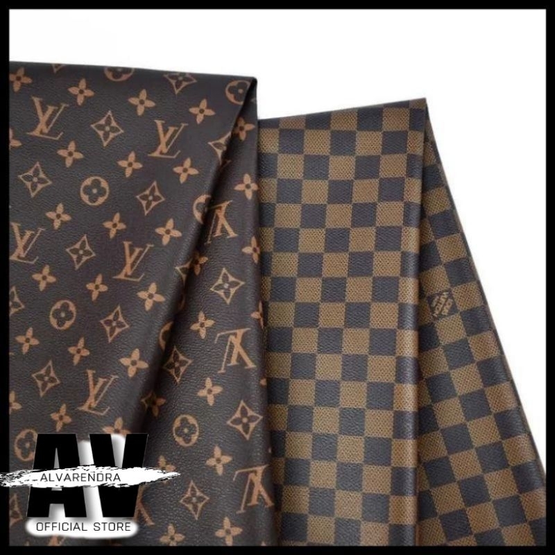 Sarung jokmotor motif LV bahan jok dan sofa universal