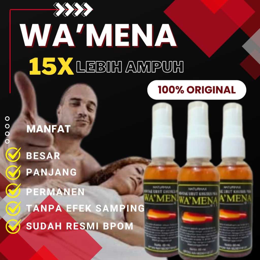 WA'MENA OIL BPOM ORIGINAL pembesar kelaminpria pembesarpenis pembesar mr p HALAL/BPOM