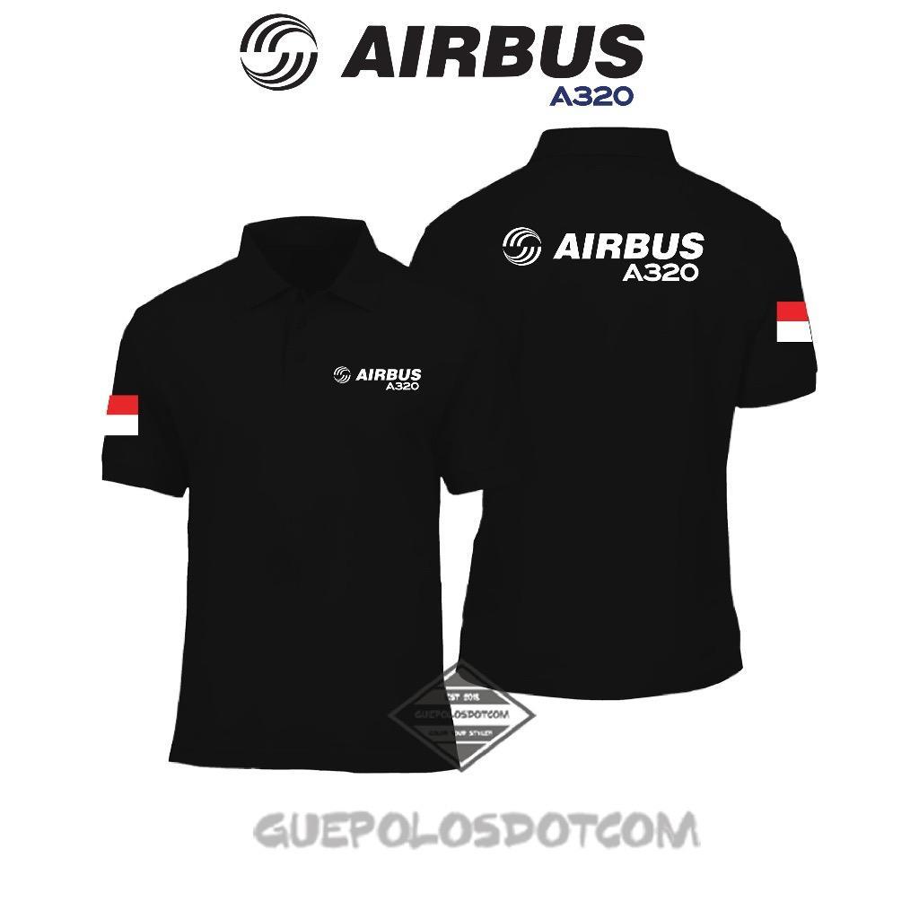 KAOS KERAH//AIRBUS/A320//POLO TSHRIT TERBARU/TERMURAH/SIMPLE
