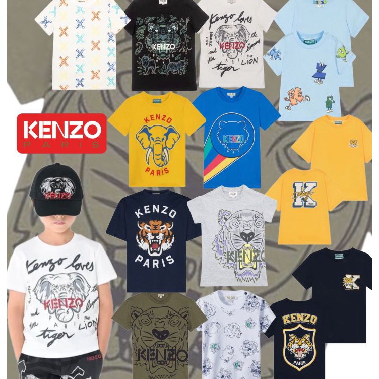 Abh697 Kaos Anak LakiLaki Kenzo 18 Tahun