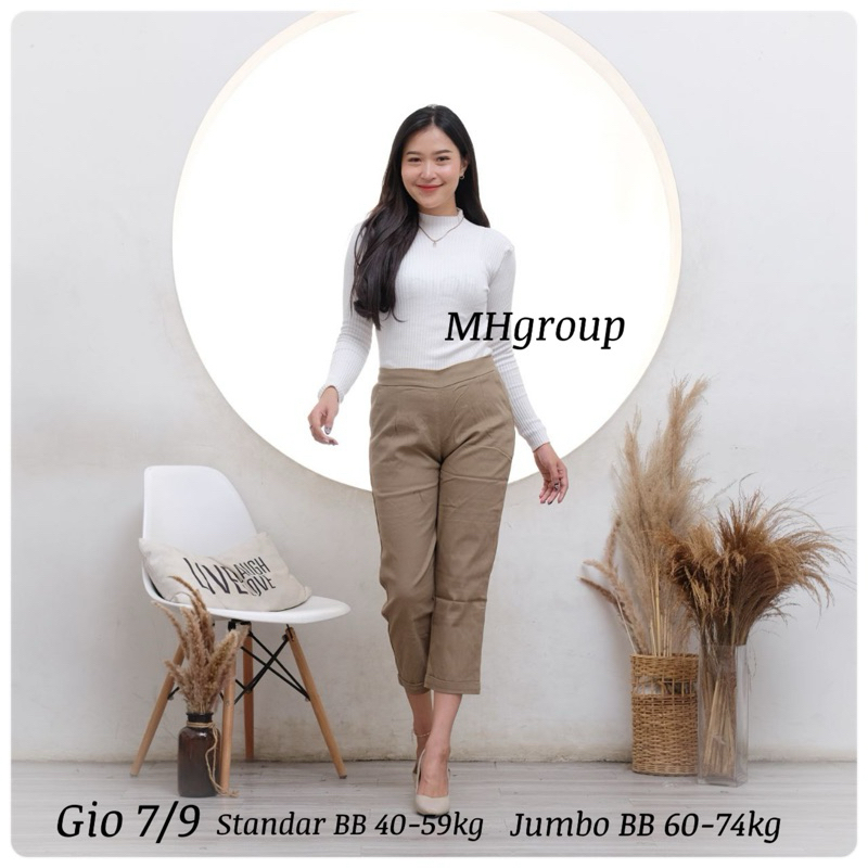 Celana Katun Wanita Celana 7/9 Celana Katun Stretch Giopants MH