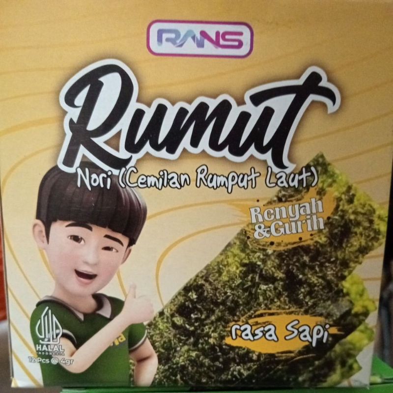 

RUMUT NORI RUMPUT LAUT 12pcs@4gr