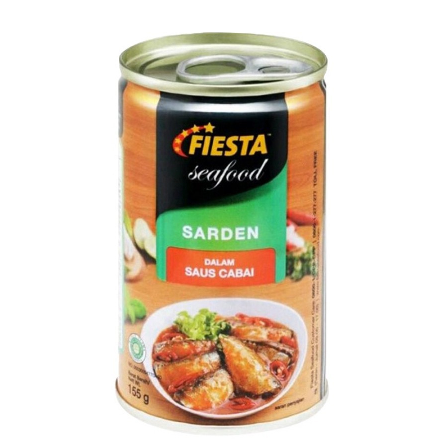 

Fiesta Seafood Sarden Saus Cabai Kaleng 155 g