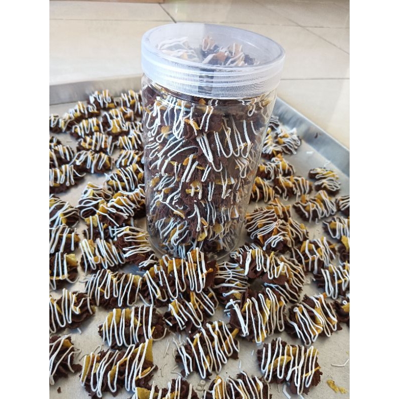 

kue kering premium coklat cornflakes toples 1000ml