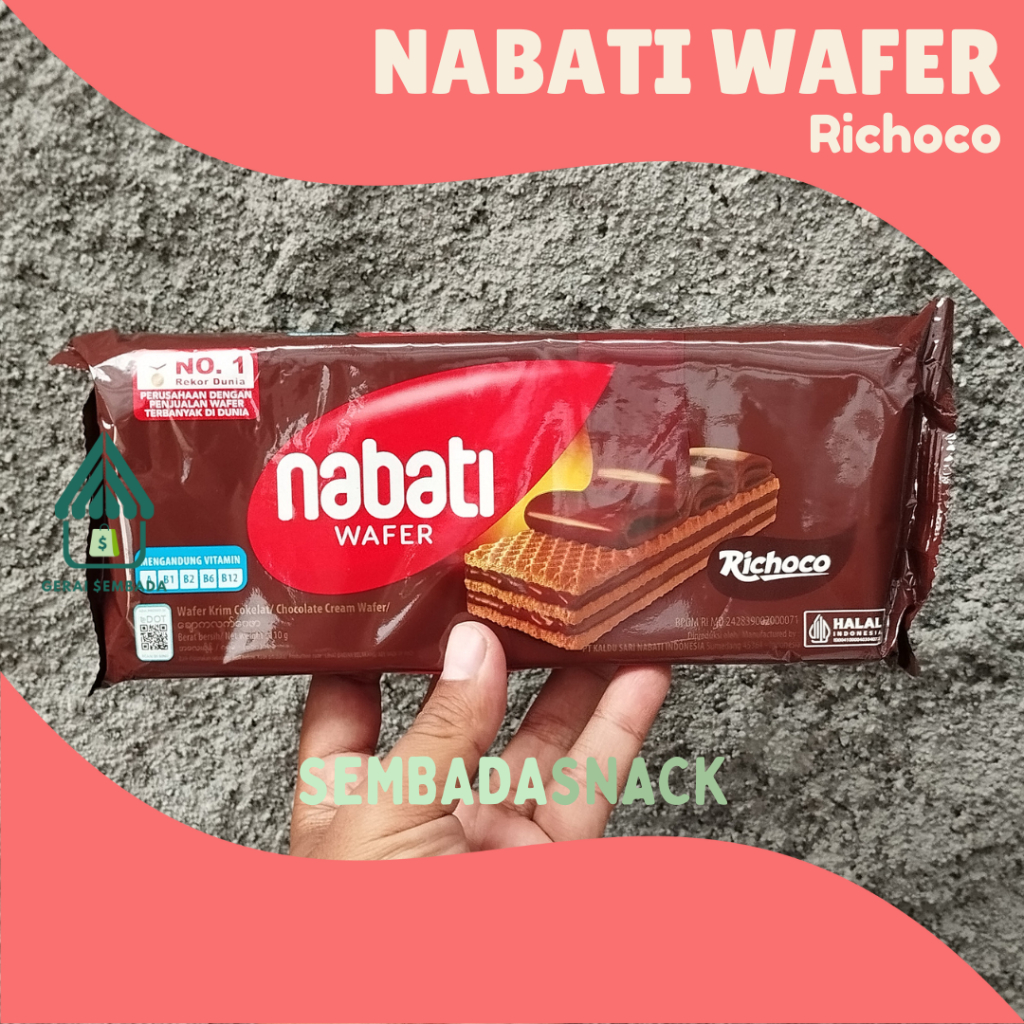 

Wafer NABATI Richoco Krim Cokelat - GERAI SEMBADA