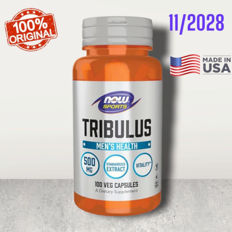 

Now Sports Tribulus Terrestris 500 mg 100 Veg Capsules