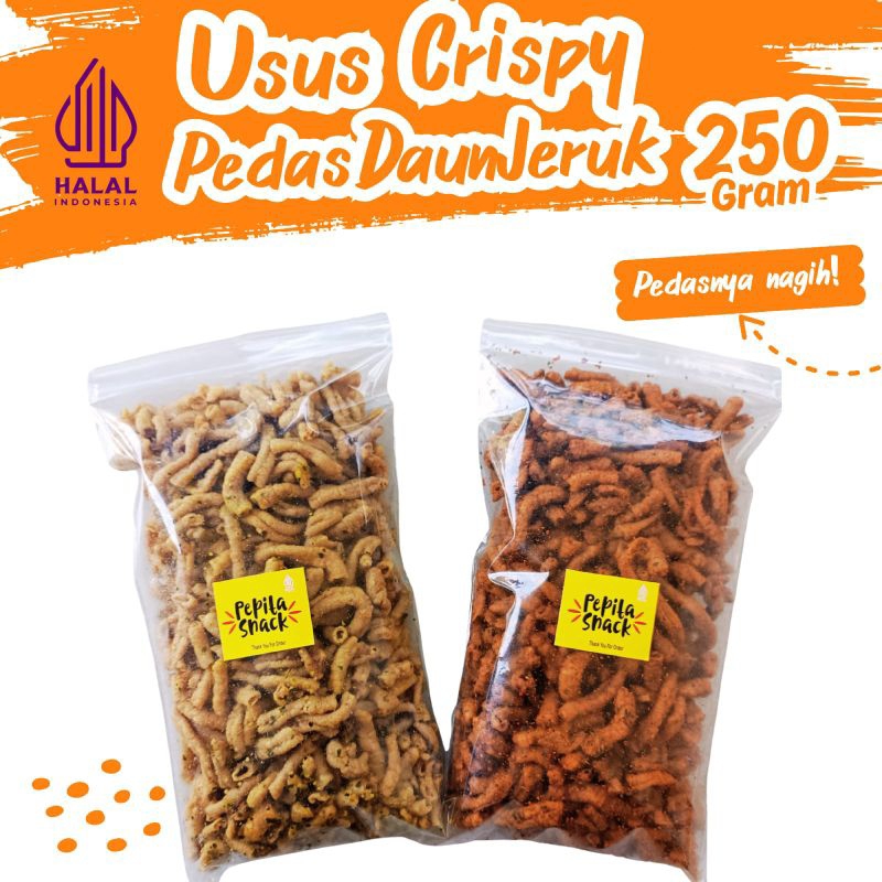 

Usus Pedas Daun Jeruk Crispy 250 Gram