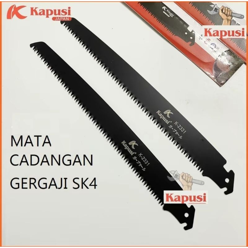 mata gergaji kapusi Japan mata gergaji kayu cadangan
