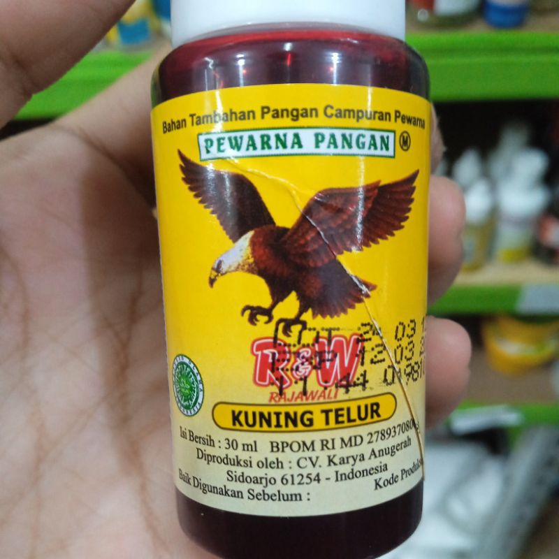 

Pewarna Rajawali kuning telur 30ml