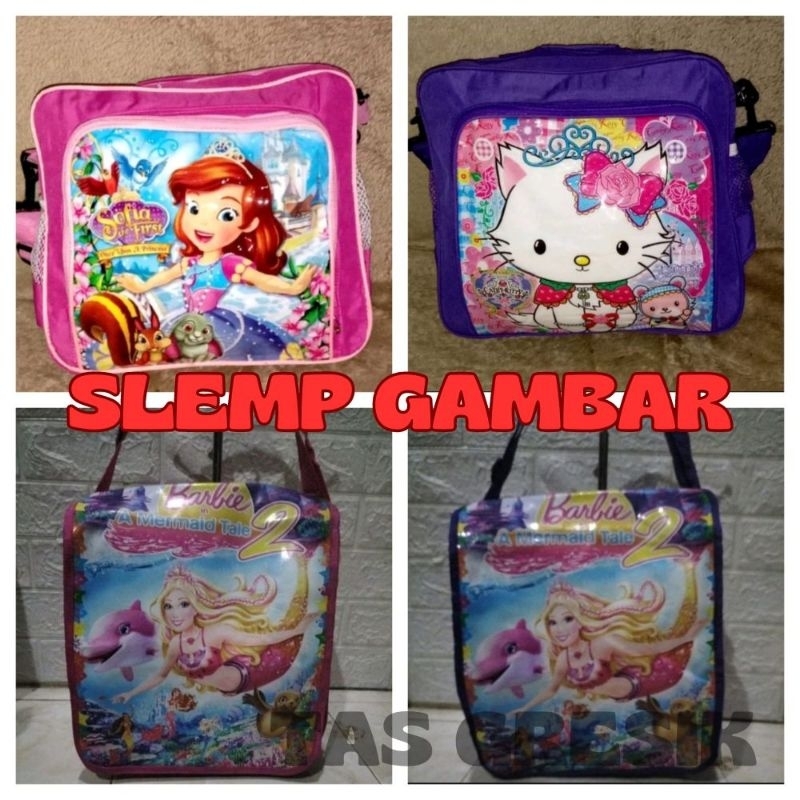 TAS ANAK 2 FUNGSI BISA RANSEL/BISA SAMPING CEWEK COWOK