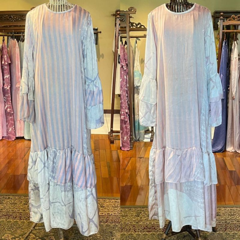 Bellina Dress by Dian Pelangi LIMITED EDITION Busana Muslim Baju Maxi Gamis Abaya Kaftan Gaun Pesta 