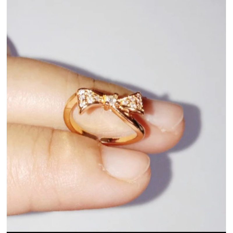 CINCIN ANAK PEREMPUAN PITA LAPIS EMAS