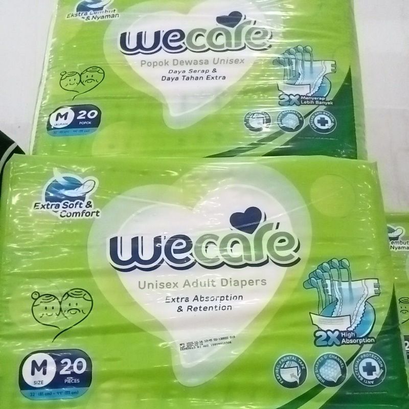 WECARE ADULT DIAPERS M-20