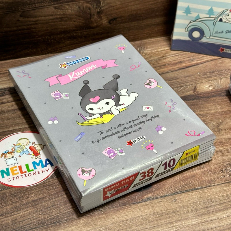 

RB Buku Tulis Karakter Kuromi NEWSTAR 38 Lembar Isi 10 Pcs
