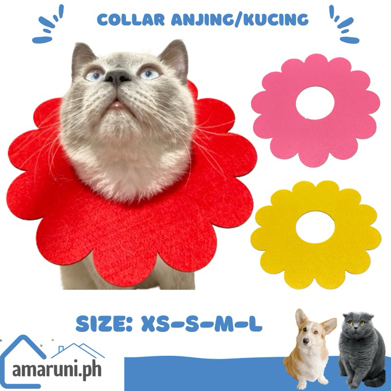 collar kucing  non kancing  bahan flanel collar kucing collar anjing dan kucing