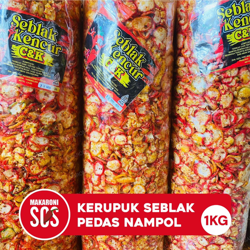 

1KG | Kerupuk Seblak CK 1KG Pedas Kencur Kerupuk Seblak Viral Pedas Kencur Seblak Sedap Snack Food