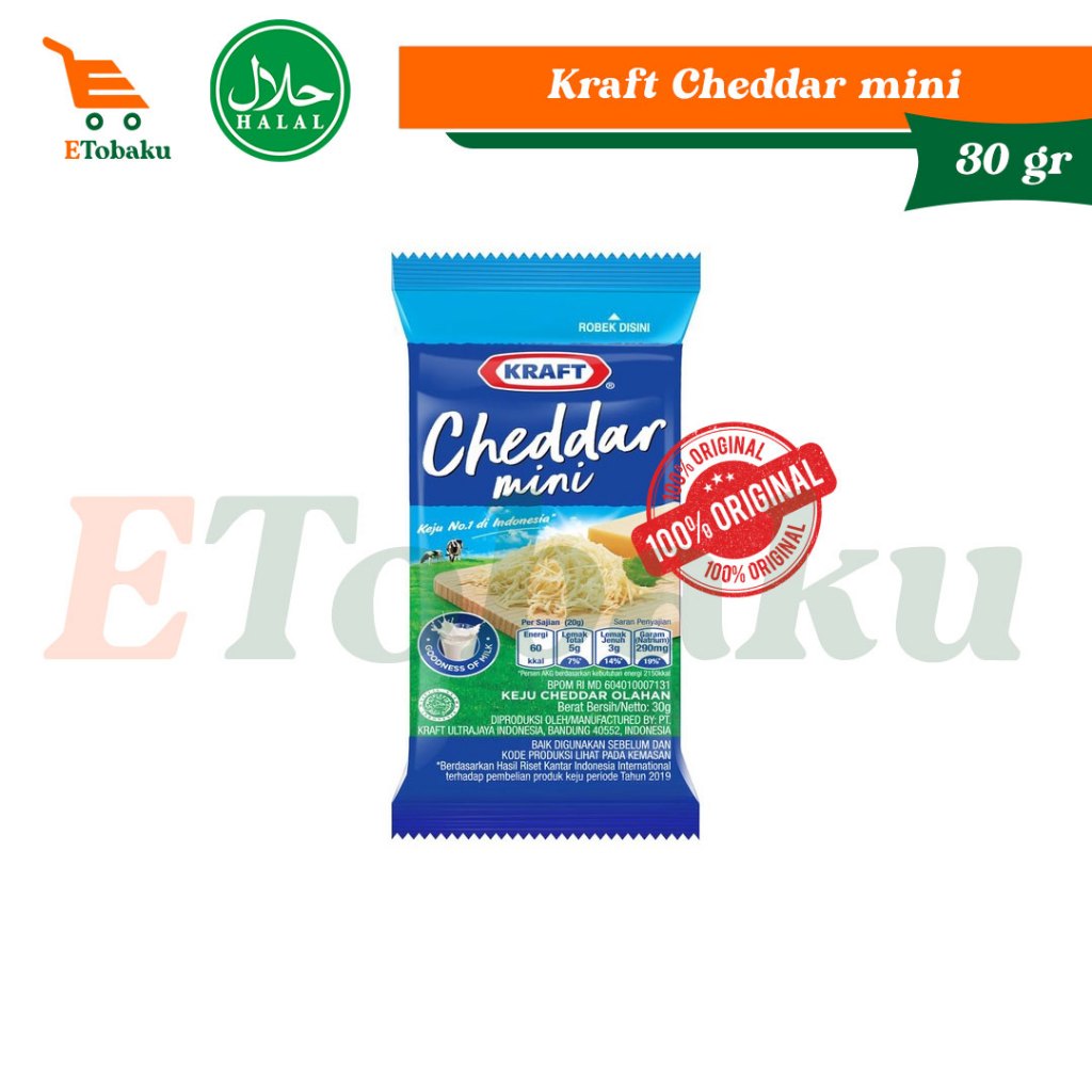 

KEJU KRAFT CHEDDAR MINI 30gr (exp AGUSTUS 2025)