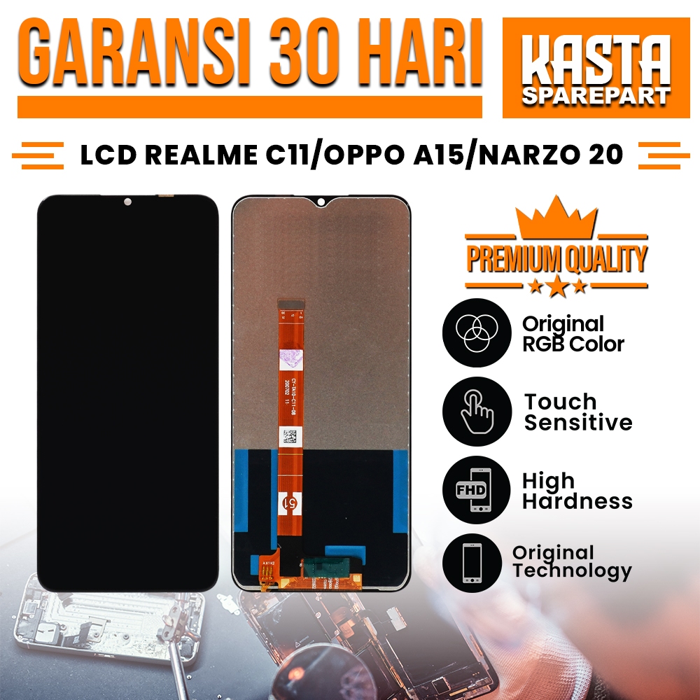 【LCD ORIGINAL】LCD OPPO A15 2020 / A15S / REALME C11 / C12 / C15 LCD FULLSET KUALITAS ORI 100%