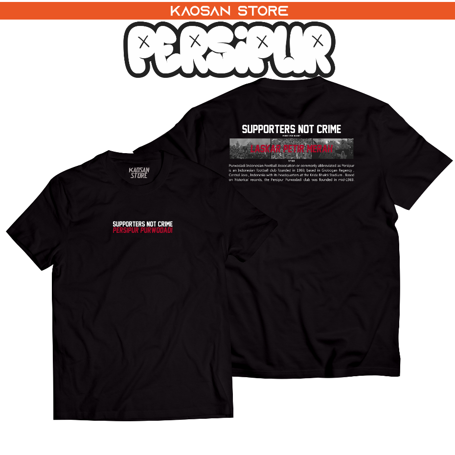 Kaos Persipur | Kaos Spink | Kaos Purwodadi Football Supporters Purwodadi