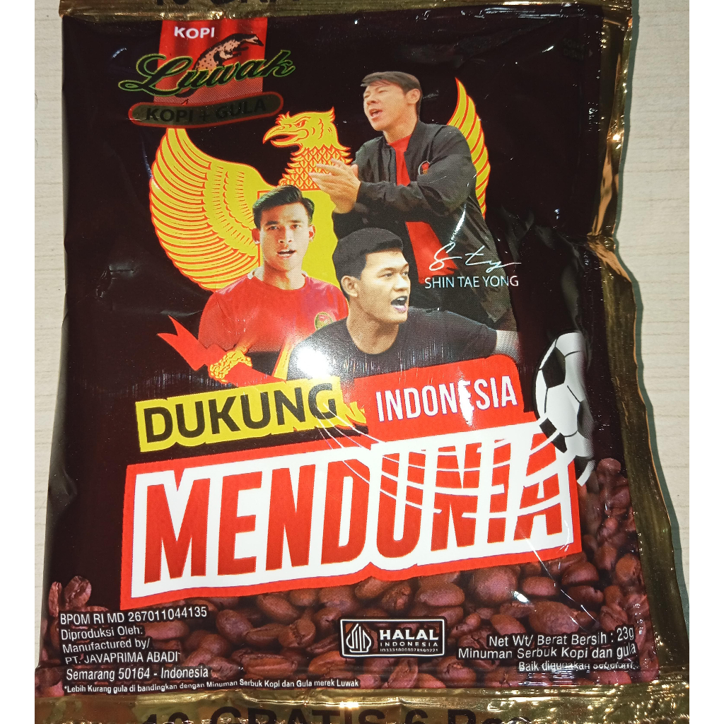 

Luwak Hitam Kopi + Gula -1 renceng isi 12 sachet