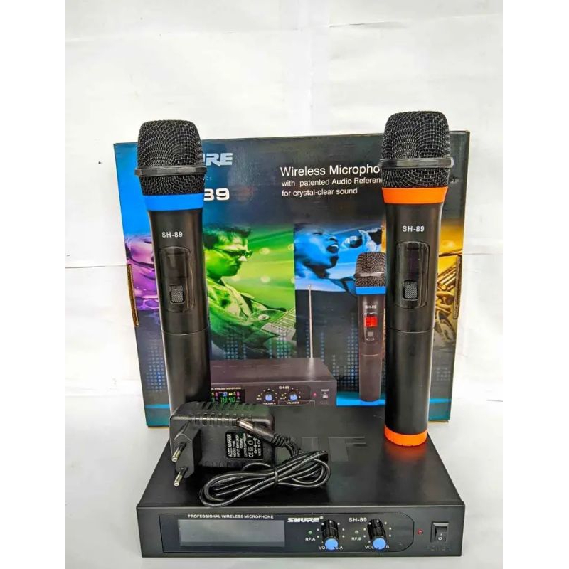 PROMO MIKROFON WIRELESS SHURE SH 89 ..
