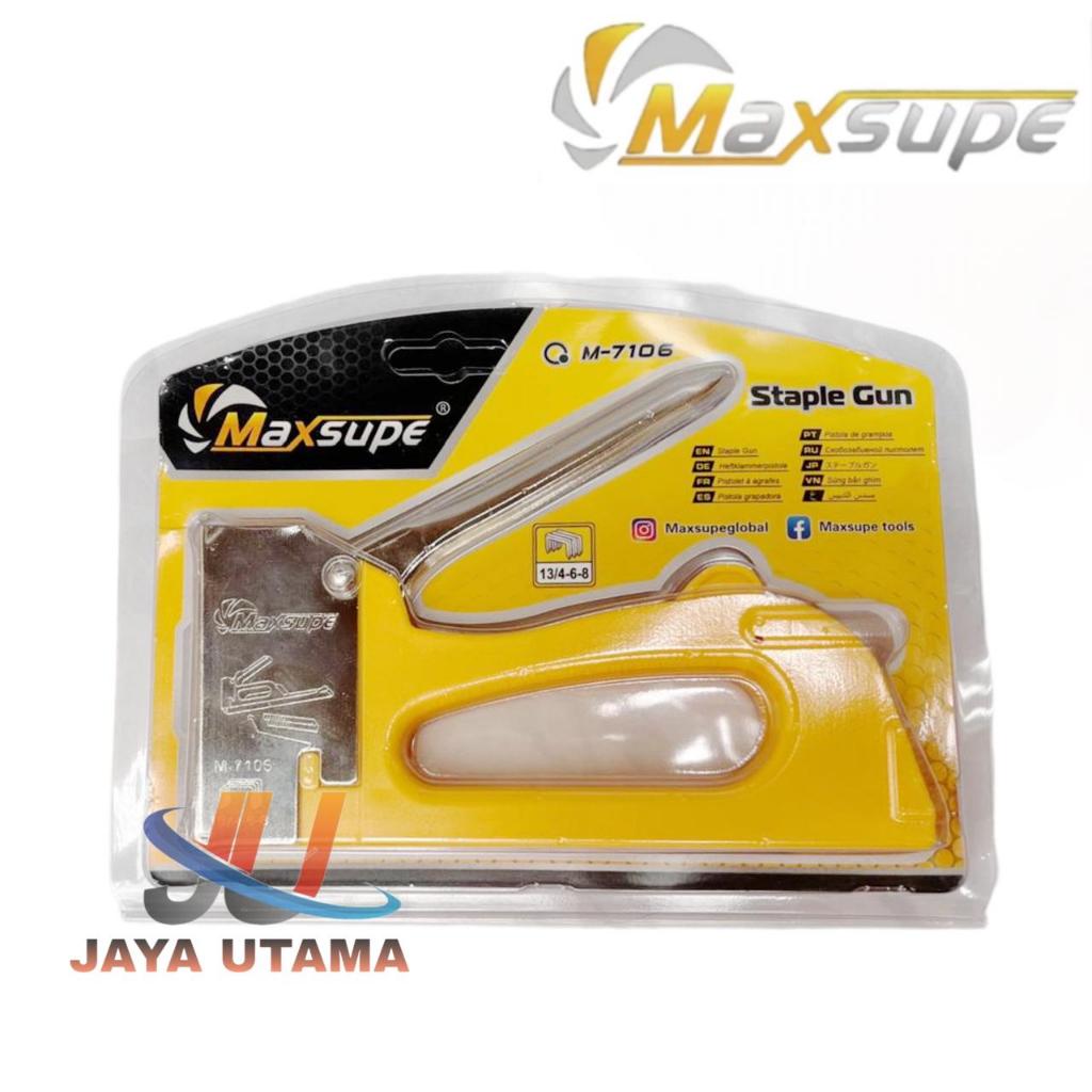 

Staple Gun/ Staples Tembak 3 in 1 Chromium Molybdenum Bisa 3 Jenis Staples Kapusi K-7106