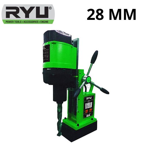 Magnetic Drill Merek Ryu RMD 28 MM 1100 Watt Mesin Bor Magnet RMD28 28MM
