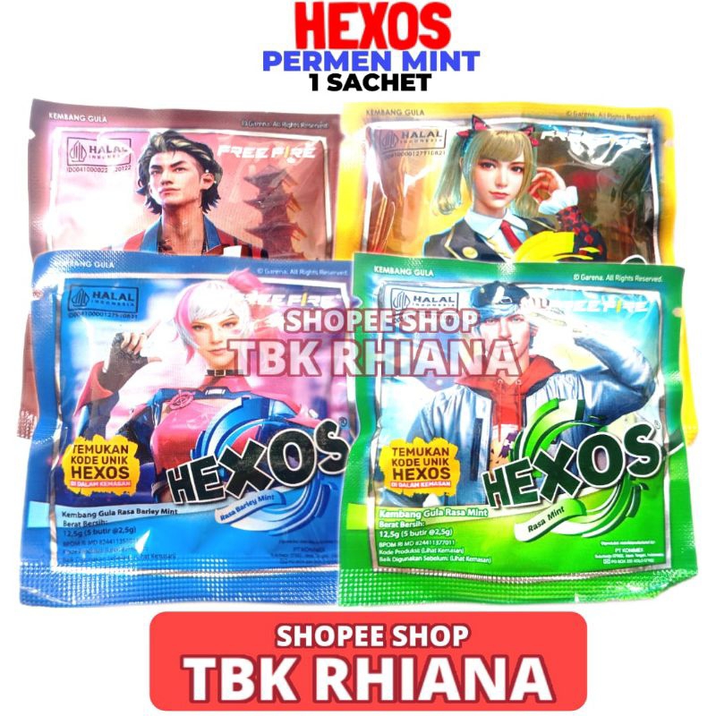 

Pernen Hexos Mint Kemasan Sachet 12.5GR