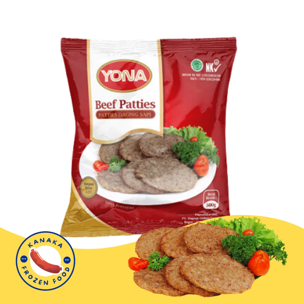 

Hemato Yona beef patties 500 gram kanaka frozen food