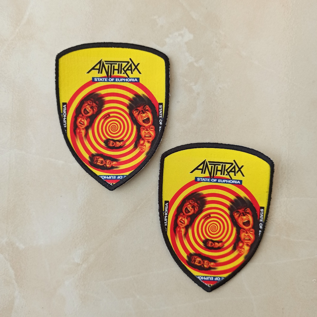 Anthrax Embroidery Patch / Patch Bordir Anthrax