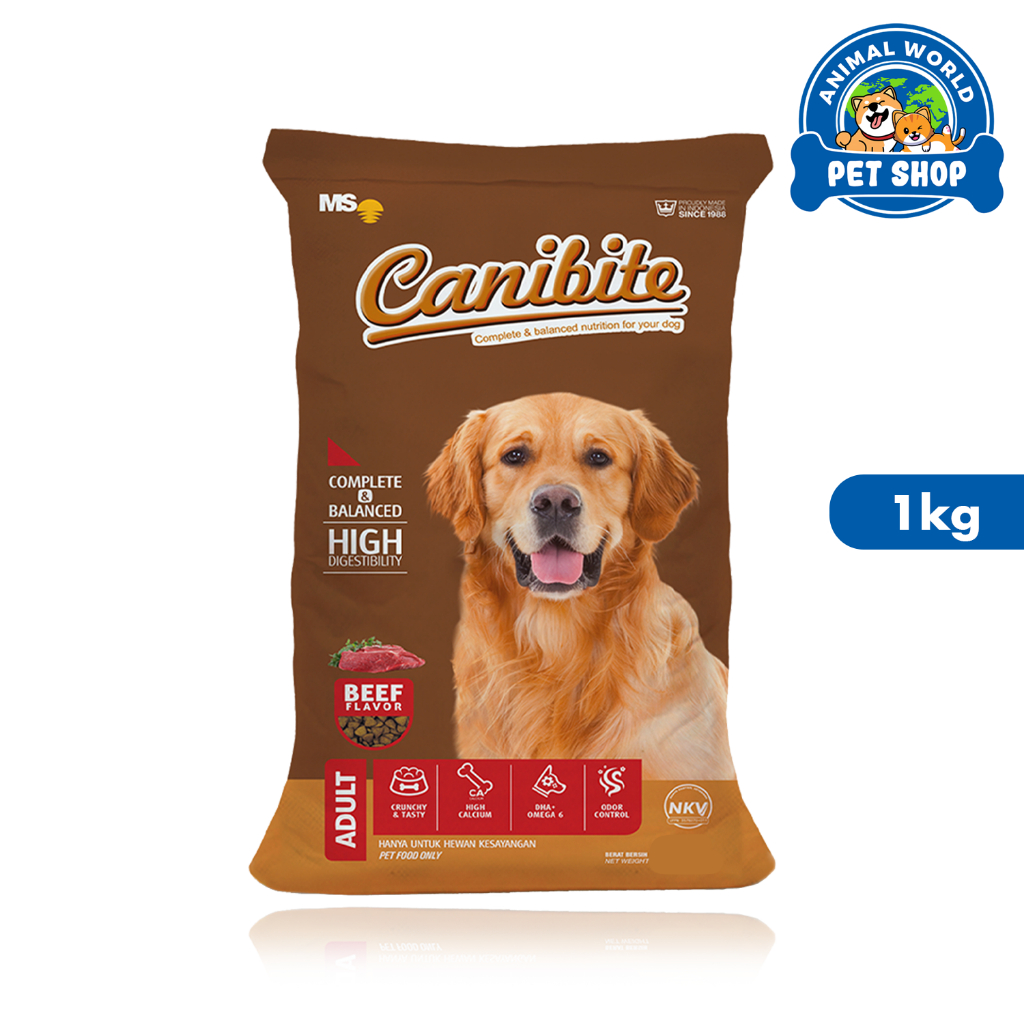Makanan Anjing CANIBITE 1kg