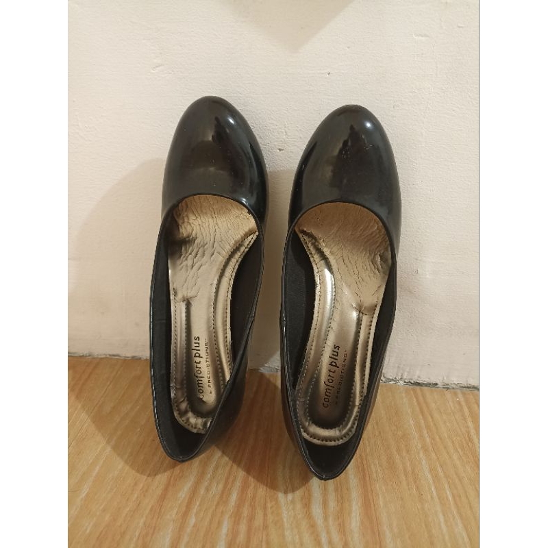 Heels 7cm Black Payless Comfort Plus by Predictions (Second/Bekas)